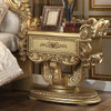 HD-8086 Bright Gold 4-Piece Traditional Bedroom Furniture Set