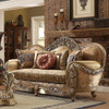 HD-622 Light Maple with Silver Highlight 3-Piece Traditional Sofa Set