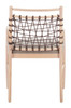 Wezly Gray (Set of 2) Rubberwood and Polyester Dining Chair