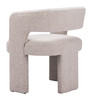 Java Sandy Beige Polyester Accent Chair