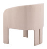 Hull Beige Polyester Accent Chair