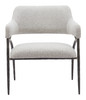 Vesterboro Gray Steel and Polyester Accent Chair