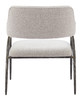 Vesterboro Gray Steel and Polyester Accent Chair