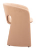 Rosyth Tan Steel and Polyester Dining Chair