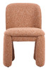 Citrine Biscuit Brown (Set of 2) Rubberwood Dining Chair