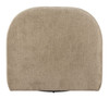 Kakao Olive Brown Steel and Polyester Swivel Chair