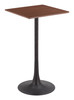 Valleta Brown Steel Square Bar Table