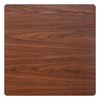 Valleta Brown Steel Square Bar Table