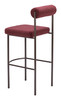 Livorno Red & Bronze (Set of 2) Steel and Polyester Barstool