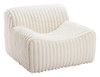 Osterbro Cream Ash Wood and Polyester Accent Chair