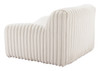 Osterbro Cream Ash Wood and Polyester Accent Chair