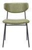 Charon Green (Set of 2) Steel and Polyurethane Dining Chair