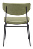 Charon Green (Set of 2) Steel and Polyurethane Dining Chair