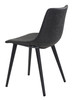 Daniel Vintage Black (Set of 2) Steel and Polyurethane Dining Chair