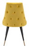 Piccolo Yellow (Set of 2) Steel and Polyester Dining Chair
