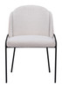 Jambi Ivory (Set of 2) Steel and Polyester Dining Chair