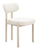Aurea Light Gray (Set of 4) Steel and Polyester Dining Chair
