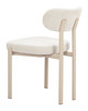 Aurea Light Gray (Set of 4) Steel and Polyester Dining Chair