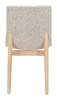 Raha Gray & Whitewashed (Set of 2) Rubberwood and Polyester Dining Chair