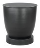 Baku Black Iron Round Side Table