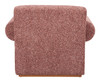 Verity Copper Ash Wood and Polyester Accent Chair