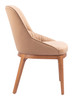 Ayr Tan (Set of 2) Ash Wood and Steel Dining Chair