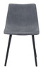 Daniel Gray (Set of 2) Steel and Polyester Dining Chair