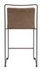 Verbena Brown (Set of 2) Steel and Polyurethane Counter Stool
