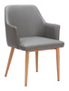 Wisom Gray (Set of 2) Ash Wood Dining Chair