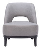 Mistley Gray Ash Wood and Polyester Accent Chair