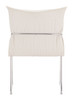 Pola White (Set of 2) Steel and Polyester Dining Chair
