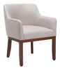 Berbera Gray Poplar Wood and Rubberwood Dining Chair