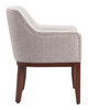 Berbera Gray Poplar Wood and Rubberwood Dining Chair