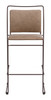 Verbena Brown (Set of 2) Steel and Polyurethane Stackable Barstool