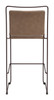 Verbena Brown (Set of 2) Steel and Polyurethane Stackable Barstool