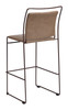 Verbena Brown (Set of 2) Steel and Polyurethane Stackable Barstool