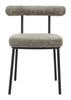 Kede Green Tweed (Set of 2) Steel and Polyester Dining Chair