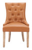Nuby Brown Poplar Wood and Polyurethane Dining Chair