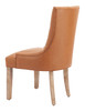 Nuby Brown Poplar Wood and Polyurethane Dining Chair