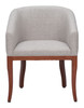 Serasa Gray Poplar Wood and Rubberwood Dining Chair