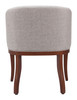 Serasa Gray Poplar Wood and Rubberwood Dining Chair