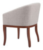 Serasa Gray Poplar Wood and Rubberwood Dining Chair
