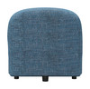 Cleo Blue Rubberwood and Polyester Middle Chair