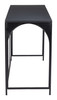 Loriet Black Steel Rectangular Console Table