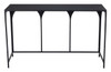 Loriet Black Steel Rectangular Console Table