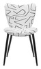 Prestige White (Set of 2) Steel and Polyester Dining Chair