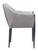 Andover Slate Gray (Set of 2) Steel and Polyurethane Dining Chair