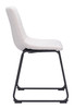 Smart Ivory (Set of 2) Steel and Polyester Dining Chair