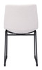 Smart Ivory (Set of 2) Steel and Polyester Dining Chair