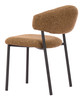 Seville Brown Cork (Set of 2) Steel Stackable Dining Chair